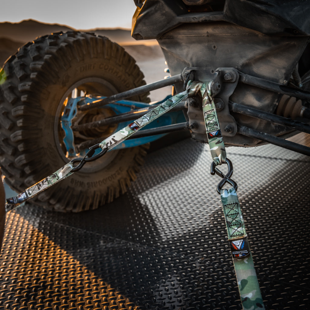 ratchet straps, camo